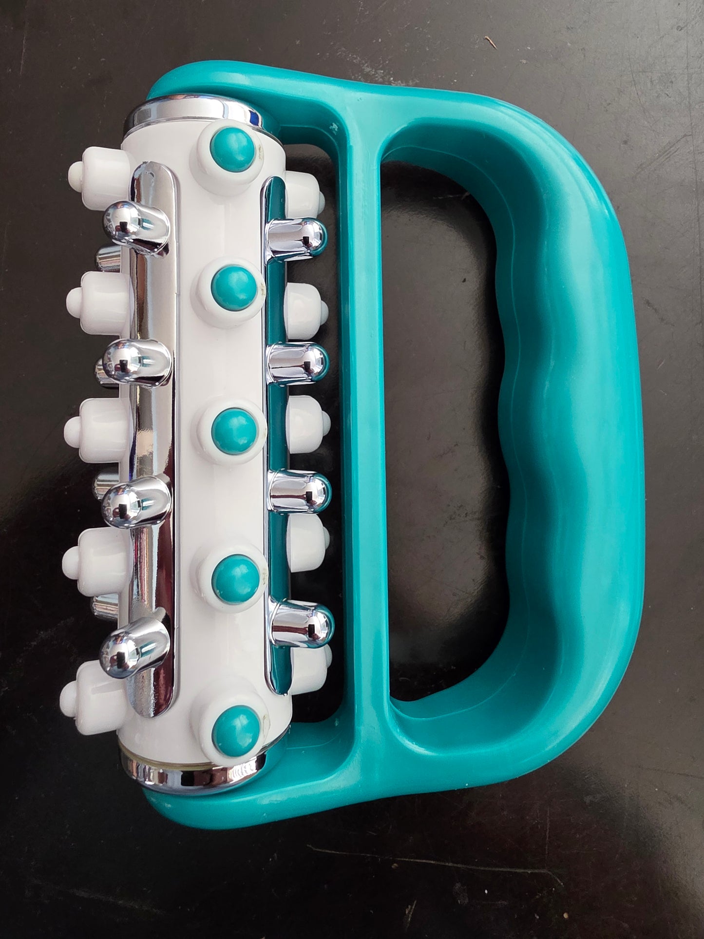 Handheld Cellulite Massage Roller – Turquoise