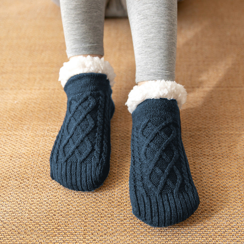 Winter Wool Socks Slippers - For Men and Women.
