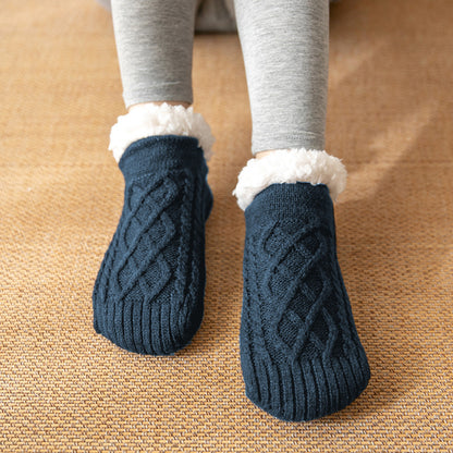 Winter Wool Socks Slippers - For Men and Women.