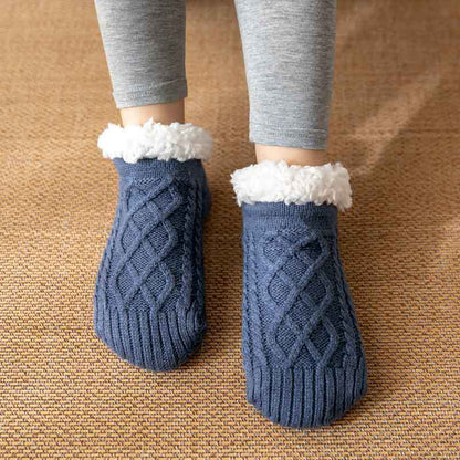 Winter Wool Socks Slippers - For Men and Women.