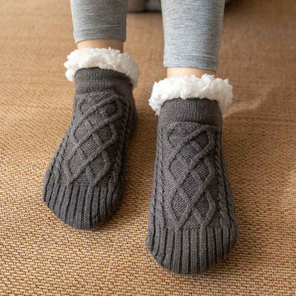 Winter Wool Socks Slippers - For Men and Women.