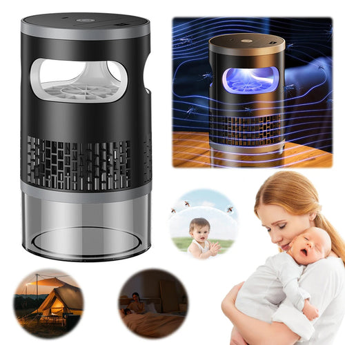 Smart Mosquito Killer Lamp with Purple UV Light – Plug‑In, Battery, or Shock Grid Models