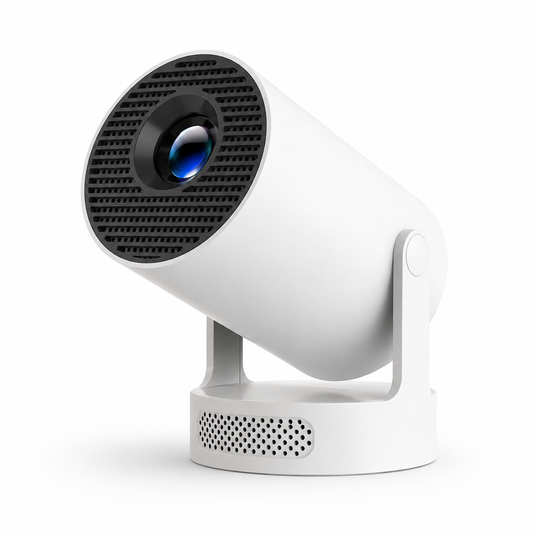 Projector HY300 Pro with WiFi & Bluetooth | 720P HD + 4K Support | Air Mouse Remote | Indoor/Outdoor Home Theater
