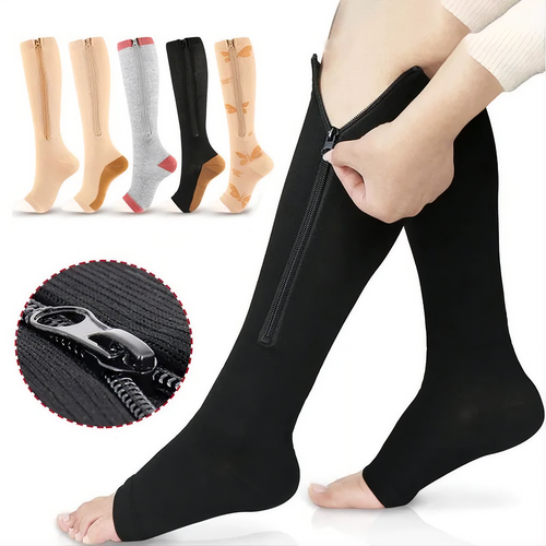 Zipper Compression Socks