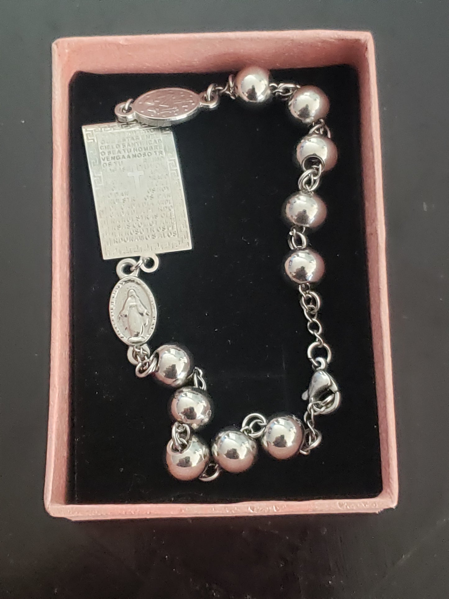 Silver Religious Bracelet