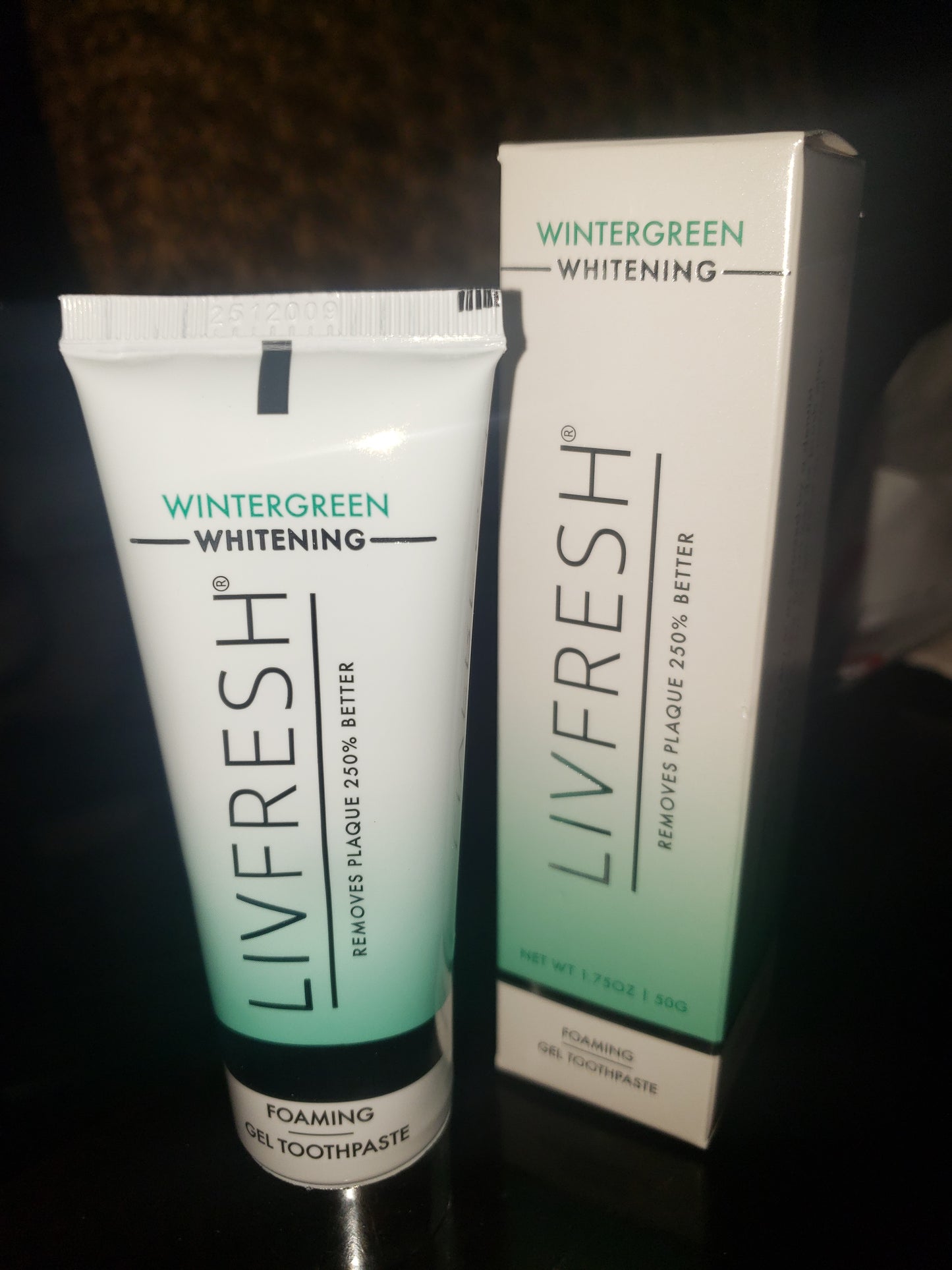 LIVFRESH DENTAL GEL TOOTHPASTE 1.75 OZ