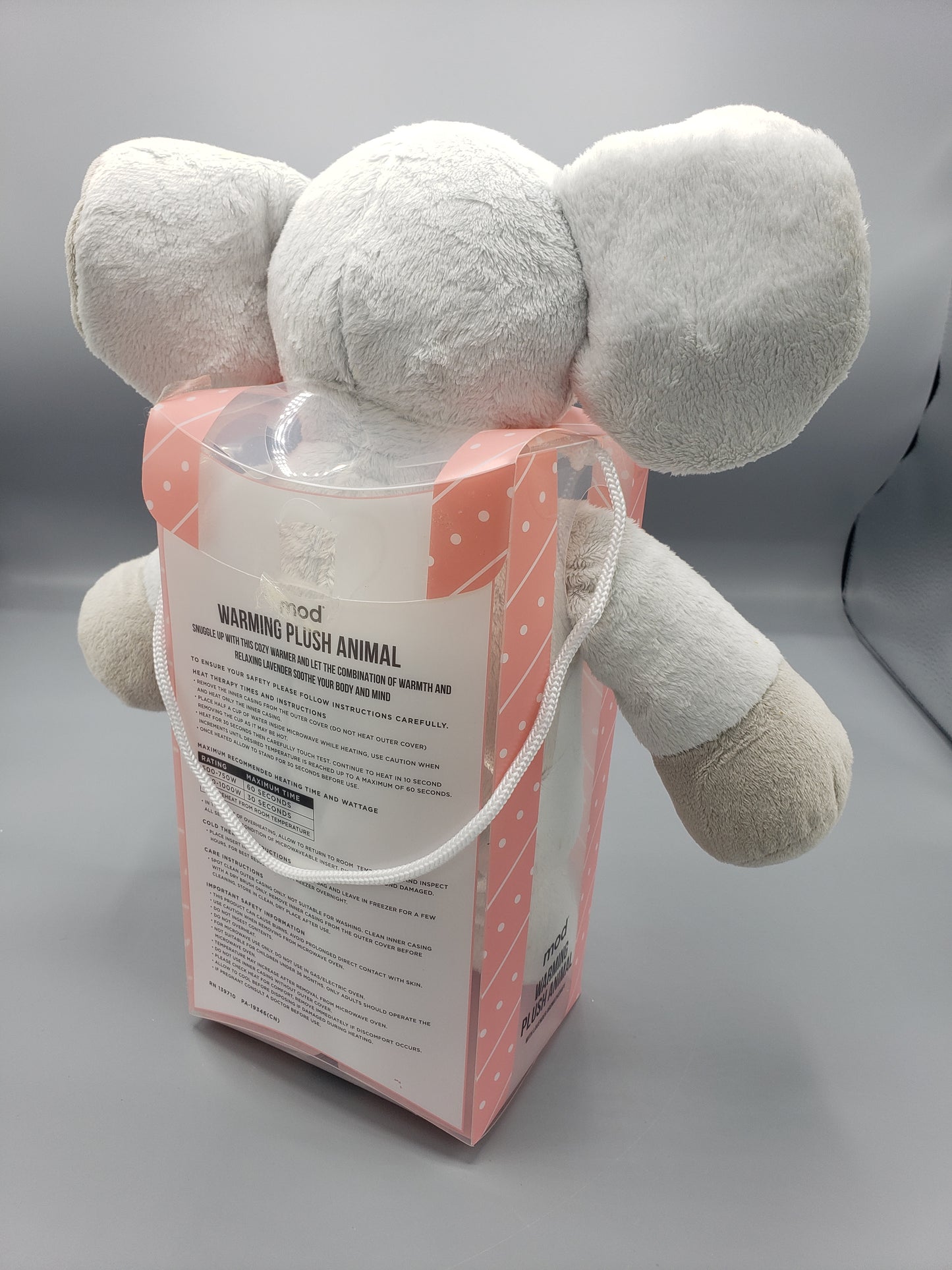 Soothing Lavender‑Scented Warming Elephant Plush – Perfect Comfort & Relaxation Gift