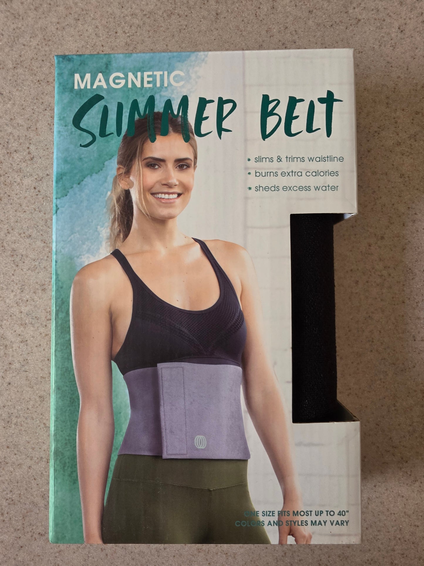 Magnetic Slimmer Belt – Waist Trimmer for Slimming, Calorie Burn & Water Loss – Adjustable Fit Up to 40"