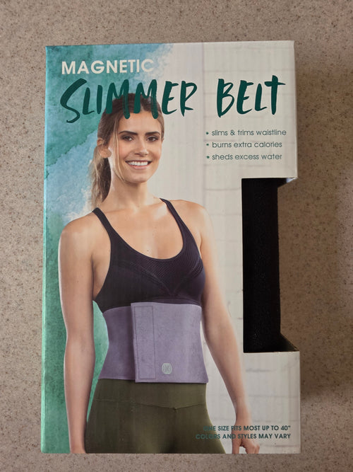 Magnetic Slimmer Belt – Waist Trimmer for Slimming, Calorie Burn & Water Loss – Adjustable Fit Up to 40"