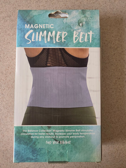 Magnetic Slimmer Belt – Waist Trimmer for Slimming, Calorie Burn & Water Loss – Adjustable Fit Up to 40"