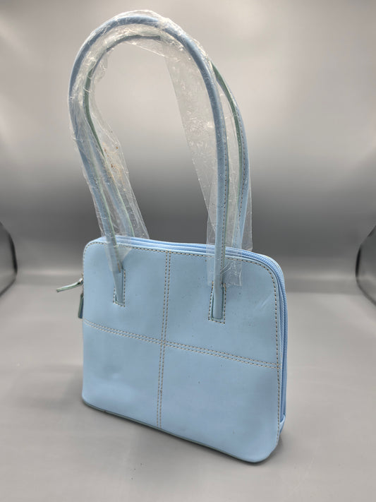 Light Blue Tote Handbag