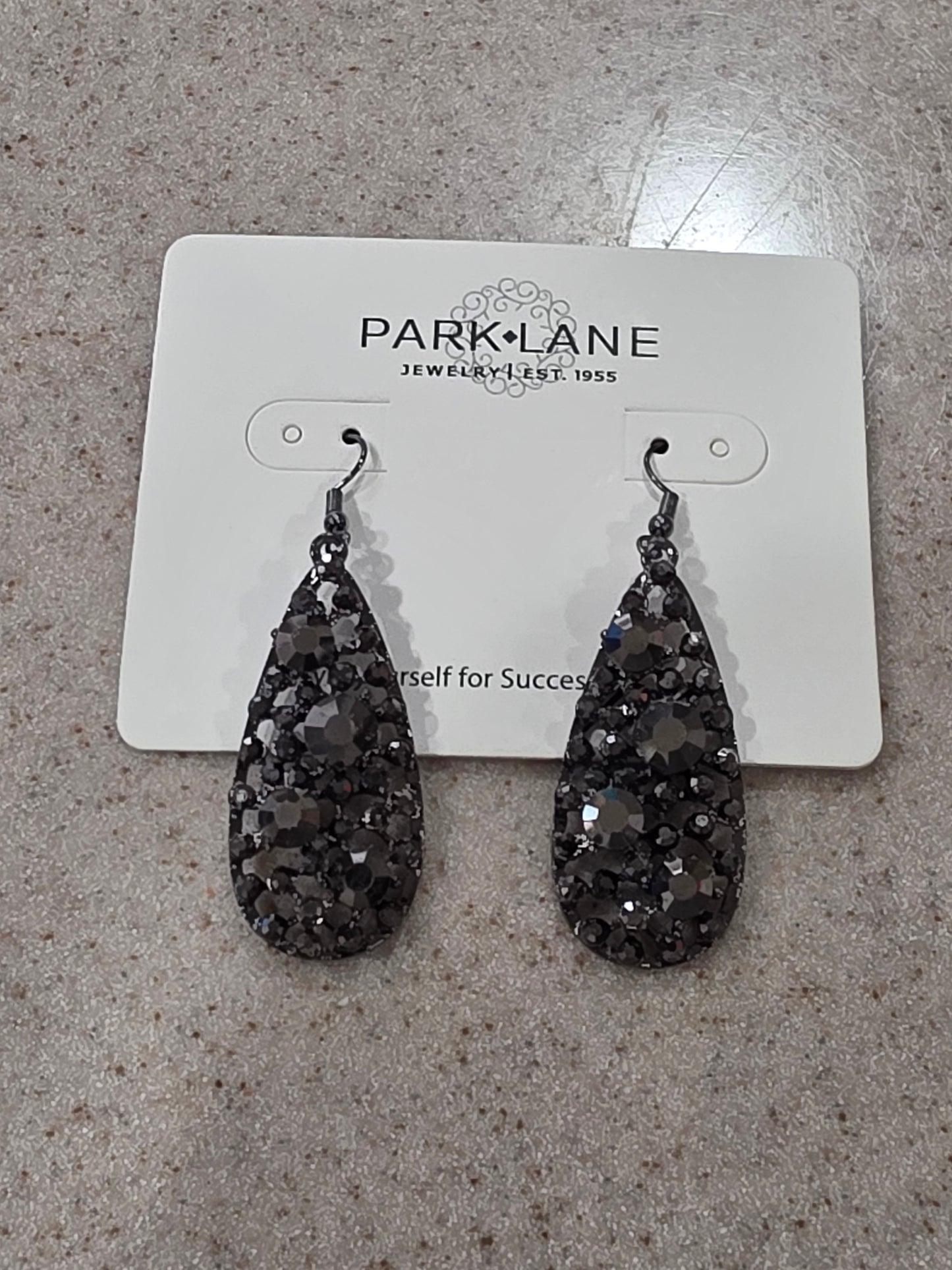 Park Lane Teardrop Crystal Dangle Earrings