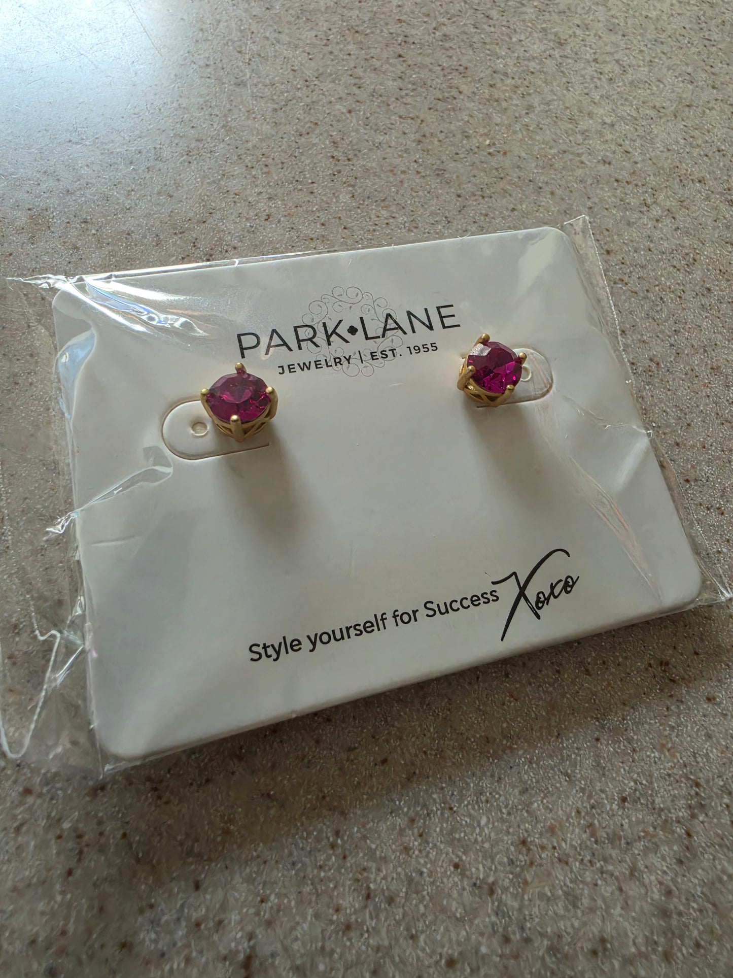 Park Lane Impression Earrings – Boysenberry or Turquoise (Choose)
