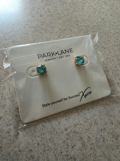 Park Lane Impression Earrings – Boysenberry or Turquoise (Choose)