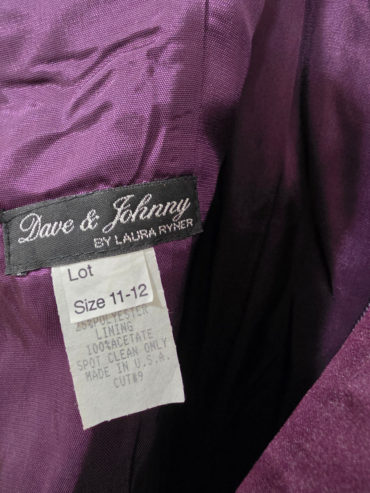 Dave & Johnny by Laura Ryner Evening Dress Style 11377 Size 11/12