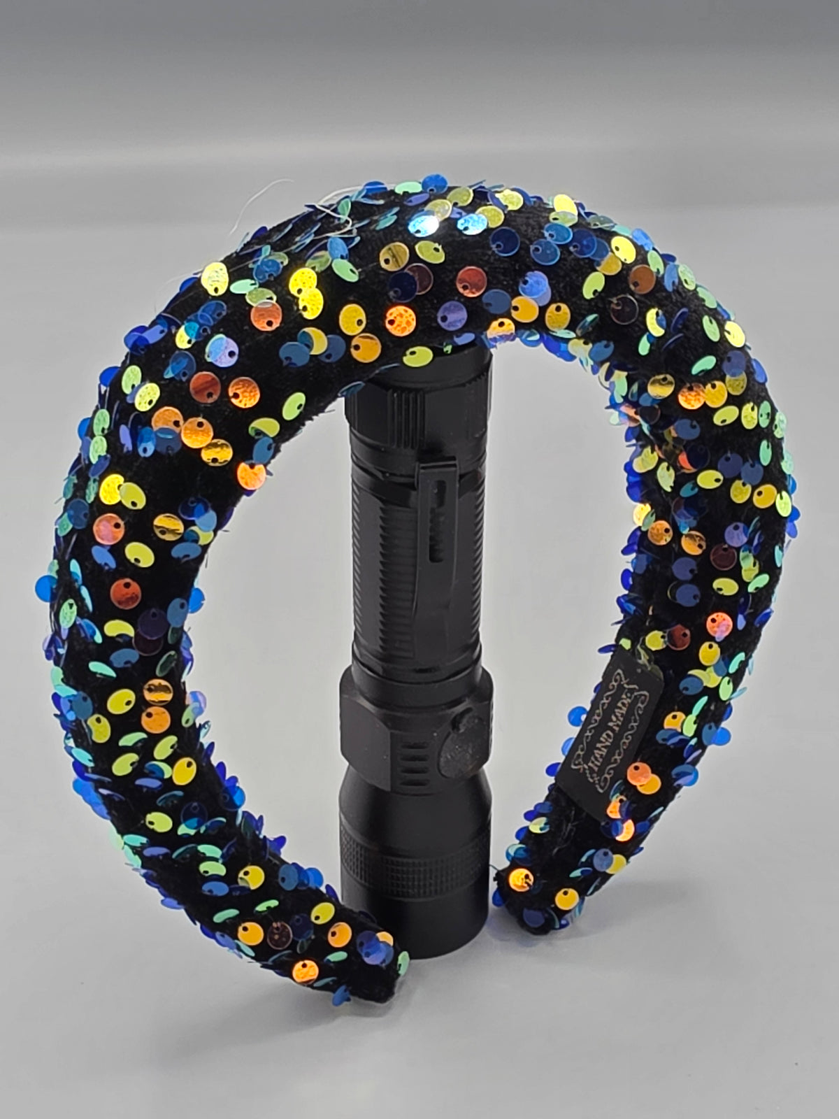 Sequin Crescent Headband