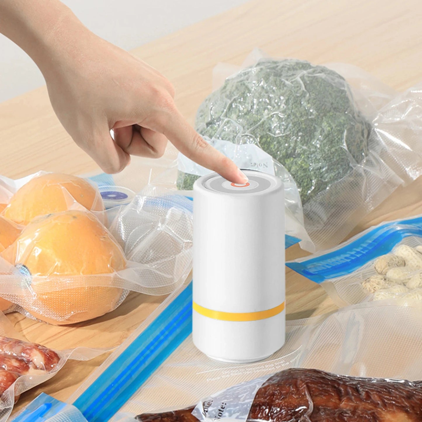 Vacuum Sealed Food Bags Food Storage - Ideal for Meal Preps, Travel, or Storage