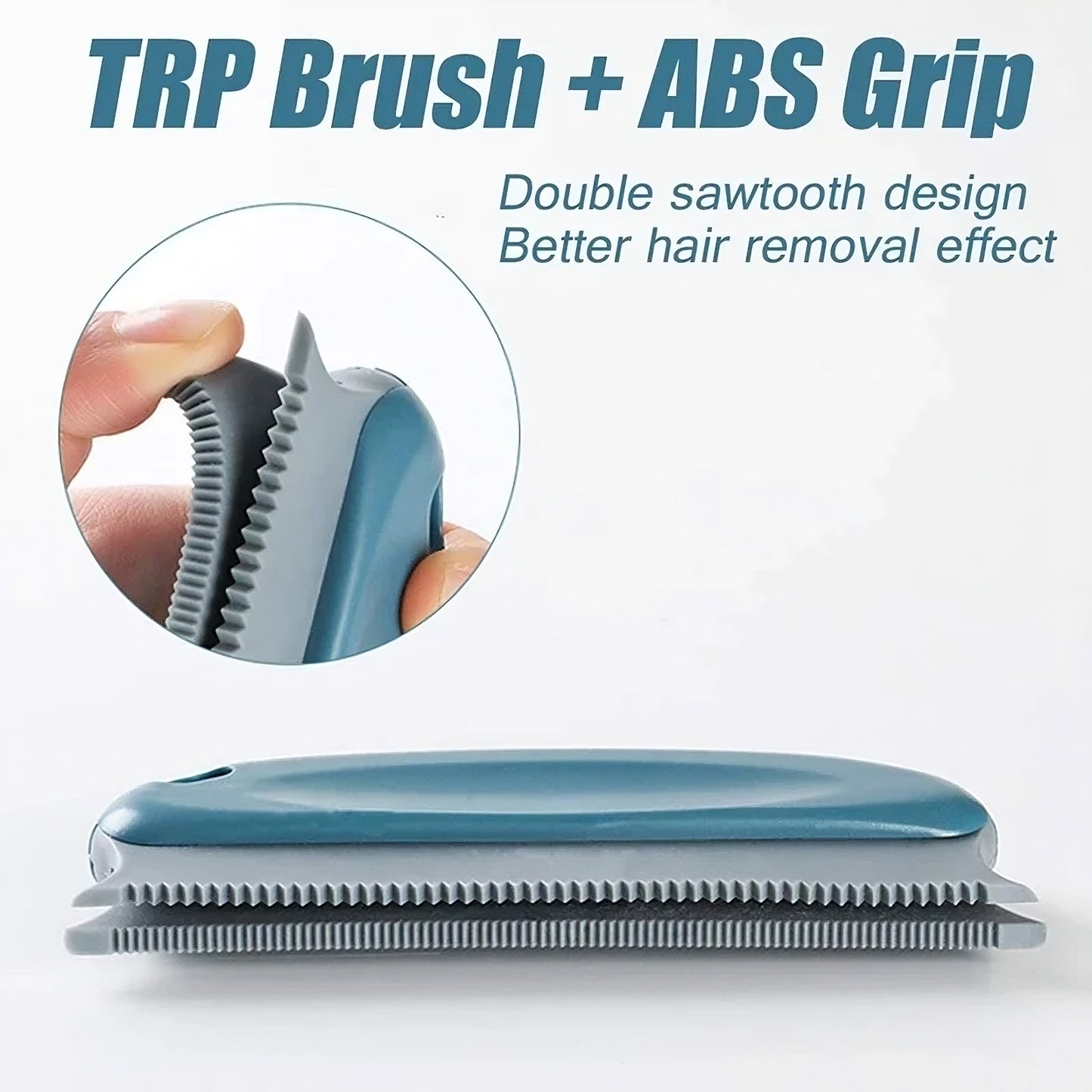 Effective Pet Hair Remover Brush - For Cats and Dogs.