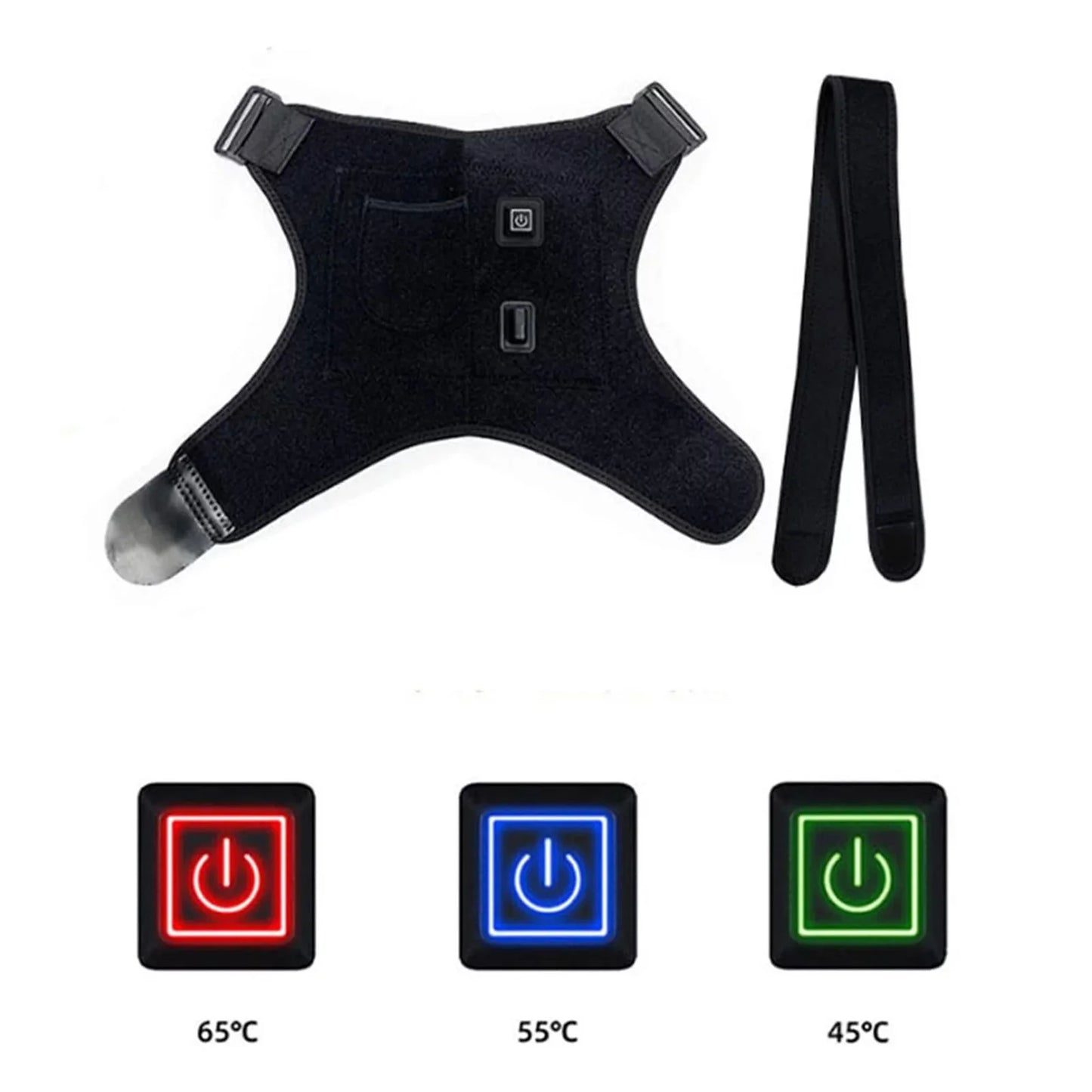 Shoulder Brace Rotator Cuff with USB Power Connector
