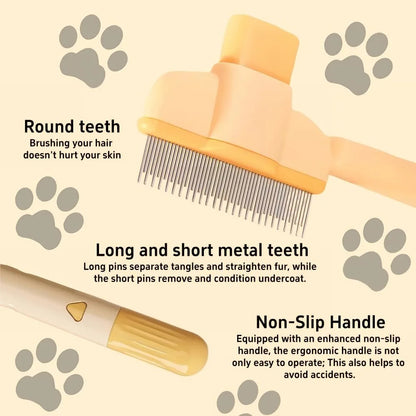 Hair & Flea Comb - For Cats and Dogs.