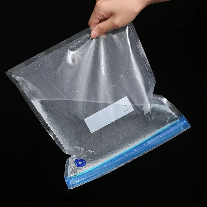 Vacuum Sealed Food Bags Food Storage - Ideal for Meal Preps, Travel, or Storage