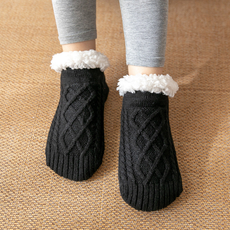 Winter Wool Socks Slippers - For Men and Women.