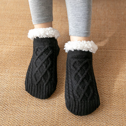 Winter Wool Socks Slippers - For Men and Women.