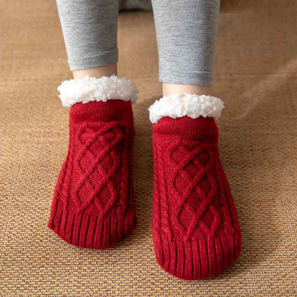 Winter Wool Socks Slippers - For Men and Women.