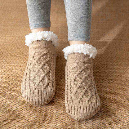 Winter Wool Socks Slippers - For Men and Women.