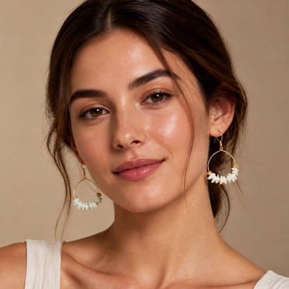 Park Lane Ariel Beaded Hoop Earrings