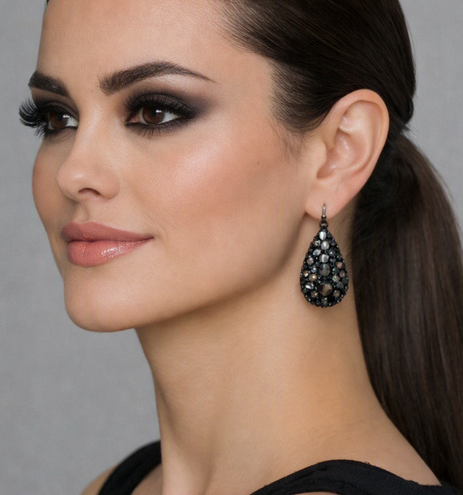 Park Lane Teardrop Crystal Dangle Earrings