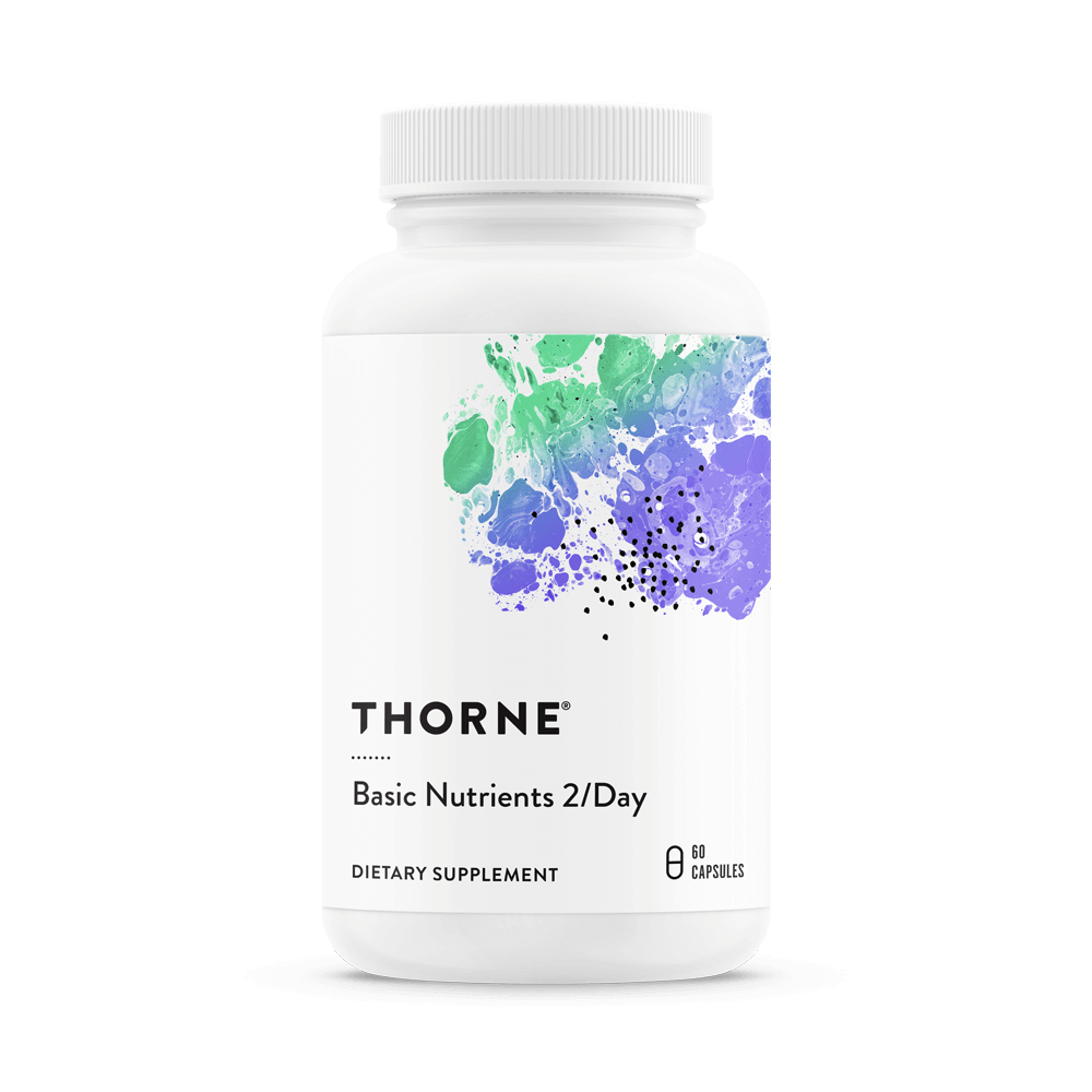 Thorne Basic Nutrients 2/Day – 30 or 60 Servings - GLP-1 Support Multivitamin