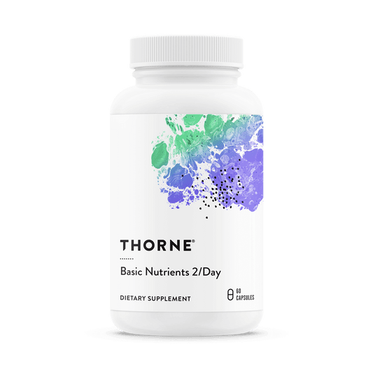 Thorne Basic Nutrients 2/Day – 30 or 60 Servings - GLP-1 Support Multivitamin