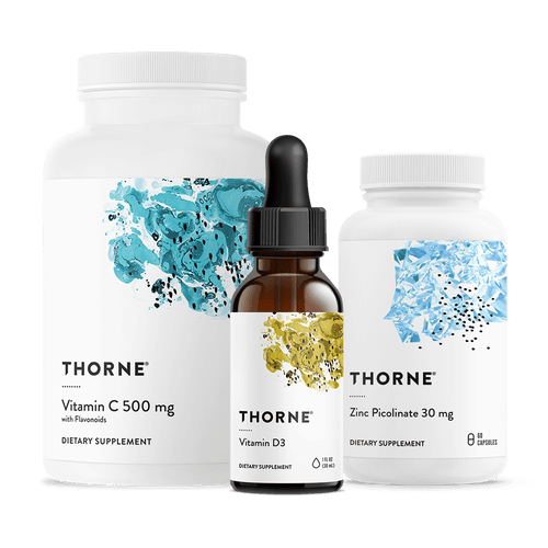 Thorne Immune Support Stack | Vitamin C, D3 & Zinc Bundle