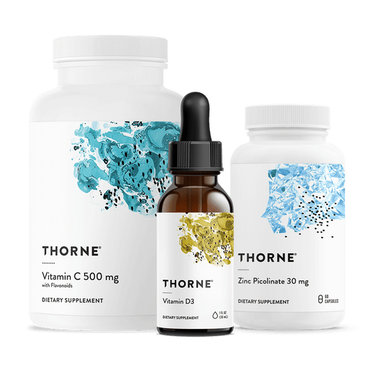 Thorne Immune Support Stack | Vitamin C, D3 & Zinc Bundle