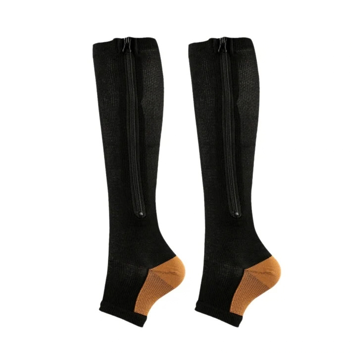 Zipper Compression Socks for Men and Women