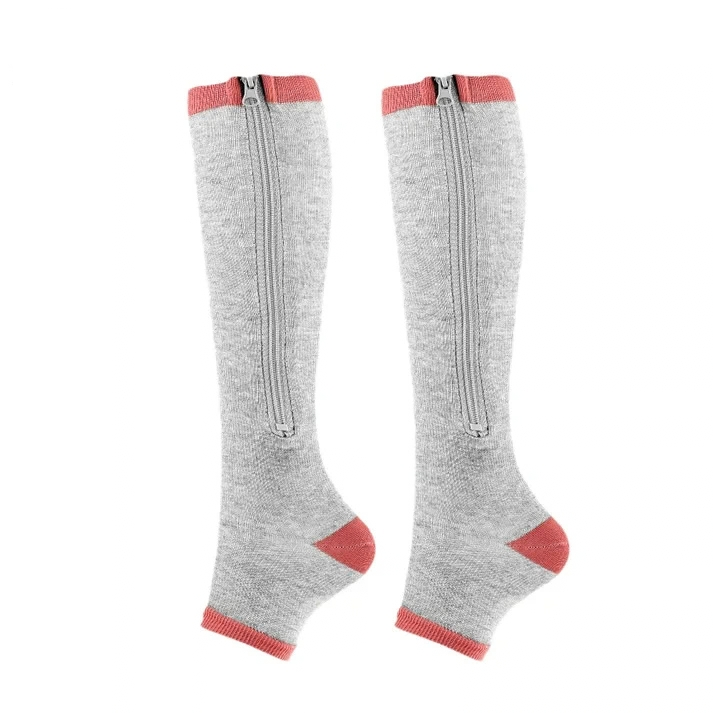 Zipper Compression Socks for Men and Women