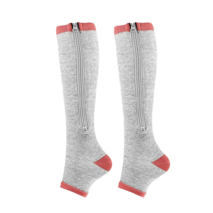 Zipper Compression Socks for Men and Women